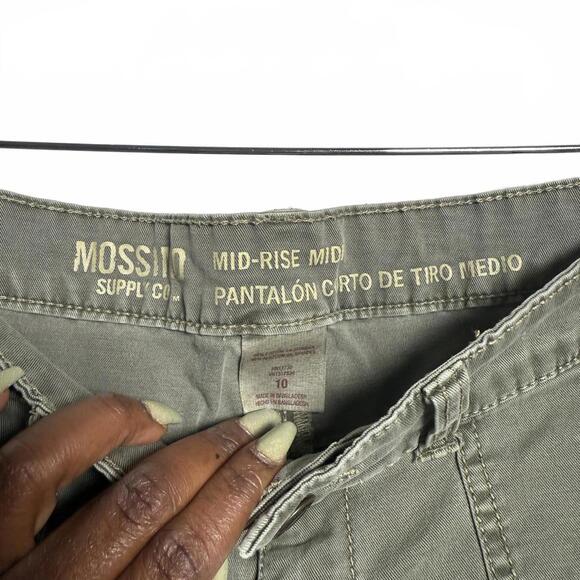 Y2K Grunge 2000s Green Cargo Short Shorts - Picture 5 of 5